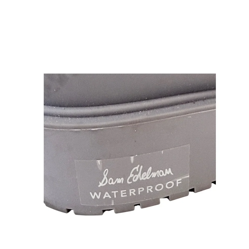 Sam Edelman‎ Laguna Kids Waterproof Chelsea Rain Boots Grey Matte Size 5 NEW